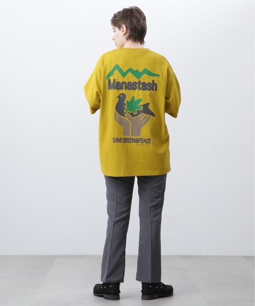 MANASTASH(マナスタッシュ)の「MANASTASH/マナスタッシュ/CiTee PIGION/シティーピジョン(Tシャツ/カットソー・メンズ・ホワイト/ブラック/イエロー・XL/L/M/S)」の17枚目の写真