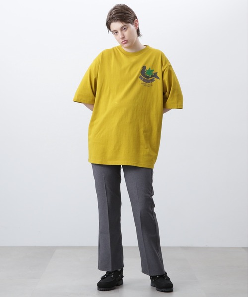 MANASTASH(マナスタッシュ)の「MANASTASH/マナスタッシュ/CiTee PIGION/シティーピジョン(Tシャツ/カットソー・メンズ・ホワイト/ブラック/イエロー・XL/L/M/S)」の18枚目の写真
