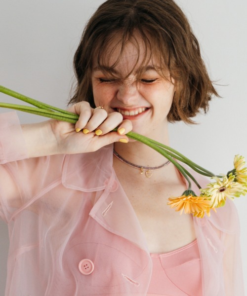 ANU（アヌ）の「anu's mood beads choker - アヌズムードビーズチョーカー（ネックレス・レディース・ダークラベンダー/ベビーピンク/グリーン/レッド・FREE）」の20枚目の写真