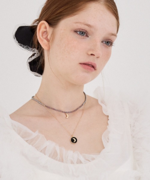 ANU（アヌ）の「anu's mood beads choker - アヌズムードビーズチョーカー（ネックレス・レディース・ダークラベンダー/ベビーピンク/グリーン/レッド・FREE）」の12枚目の写真