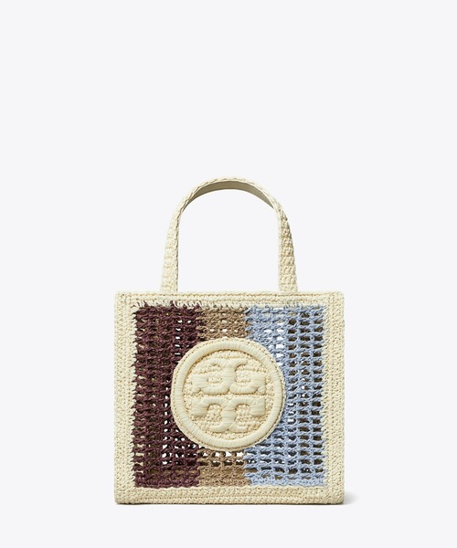 【人気】トリーバーチ☆エラ　トートバッグラフィア　カゴ肩掛け A4可 希少 夏定番 トリーバーチ TORY BURCH かごバッグ トートバッグ