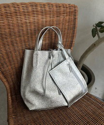 DouDou | 【WEB限定】メタリックミニトート(ショルダーバッグ)