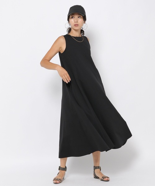 HEREIAM（ヘレイアム）の「【HEREIAM】パネルカットドレス（ドレス・レディース・カーキブラウン/ブラック・SMALL/MEDIUM）」の3枚目の写真