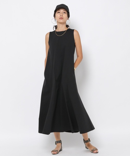 HEREIAM（ヘレイアム）の「【HEREIAM】パネルカットドレス（ドレス・レディース・カーキブラウン/ブラック・SMALL/MEDIUM）」の4枚目の写真