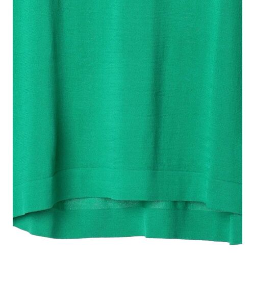 CRAFT STANDARD BOUTIQUE（クラフトスタンダードブティック）の「UVカット/接触冷感/洗える/　半袖ニットプルオーバー（ニット/セーター・レディース・アイボリー/ブラック/グリーン/サックスブルー・FREE）」の13枚目の写真