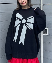 Candy Stripper | GLITTER RIBBON ニット(ニット/セーター)