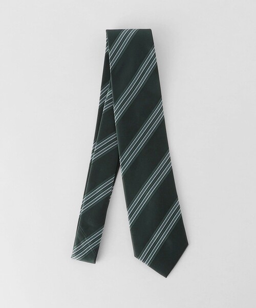 green label relaxing（グリーンレーベルリラクシング）の「GLR シルク③ 8.0cm ストライプ3 ネクタイ（ネクタイ・メンズ・ダークグリーン/ダークグレー/ワインレッド・FREE）」の12枚目の写真