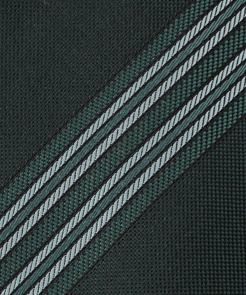 green label relaxing（グリーンレーベルリラクシング）の「GLR シルク③ 8.0cm ストライプ3 ネクタイ（ネクタイ・メンズ・ダークグリーン/ダークグレー/ワインレッド・FREE）」の13枚目の写真