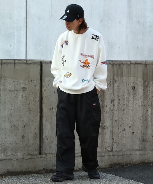 Dickies（ディッキーズ）の「【GENUINE DICKIES/ジェニュインディッキーズ】ワイドカーゴパンツ（カーゴパンツ・メンズ・ブラック/ベージュ/カーキ・M/L/LL）」の8枚目の写真