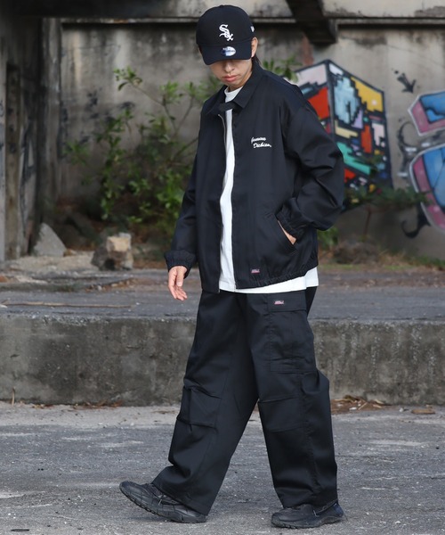 Dickies(ディッキーズ)の「【GENUINE DICKIES/ジェニュインディッキーズ】ワイドカーゴパンツ(カーゴパンツ・メンズ・ブラック/ベージュ/カーキ・M/L/LL)」の18枚目の写真