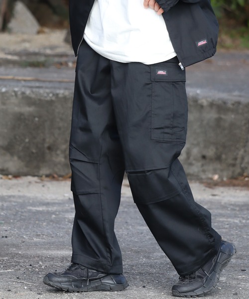 Dickies(ディッキーズ)の「【GENUINE DICKIES/ジェニュインディッキーズ】ワイドカーゴパンツ(カーゴパンツ・メンズ・ブラック/ベージュ/カーキ・M/L/LL)」の14枚目の写真