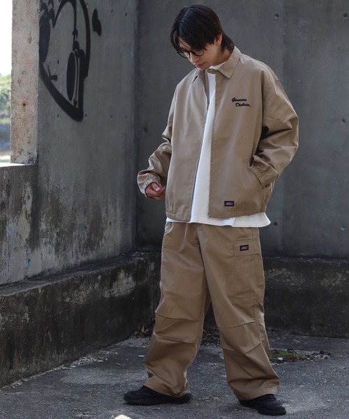Dickies(ディッキーズ)の「【GENUINE DICKIES/ジェニュインディッキーズ】ワイドカーゴパンツ(カーゴパンツ・メンズ・ブラック/ベージュ/カーキ・M/L/LL)」の17枚目の写真