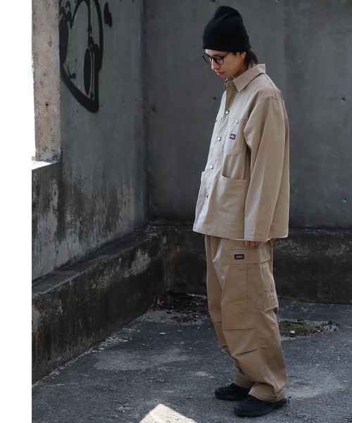 Dickies(ディッキーズ)の「【GENUINE DICKIES/ジェニュインディッキーズ】ワイドカーゴパンツ(カーゴパンツ・メンズ・ブラック/ベージュ/カーキ・M/L/LL)」の20枚目の写真