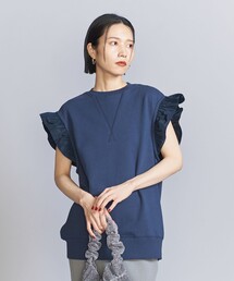 BEAUTY&YOUTH UNITED ARROWS | スウェット＆フリル ノースリーブ トップス(Tシャツ/カットソー)