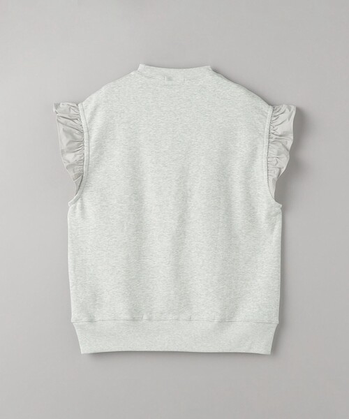 最終値上げ！UNITED ARROWS フリルノースリーブベスト白 BEAUTY&YOUTH UNITED ARROWS（ビューティーアンドユース