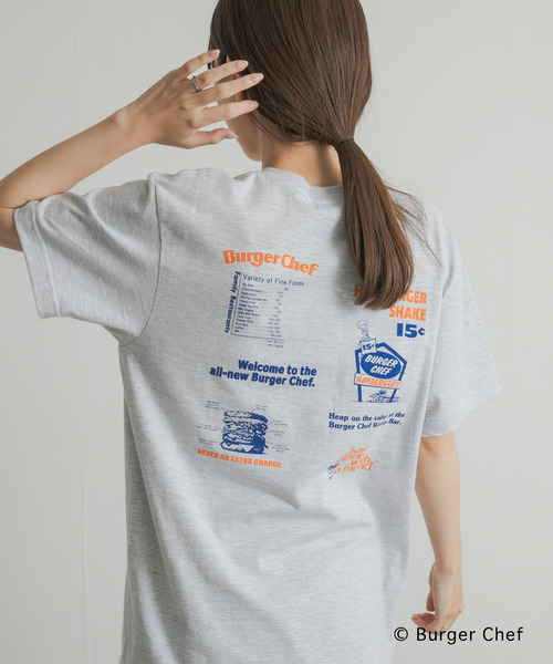 GOOD ROCK SPEED(グッドロックスピード)の「GOOD ROCK SPEED Burger Chef(Tシャツ/カットソー・レディース・ブルー系その他/グレー系その他・FREE)」の3枚目の写真