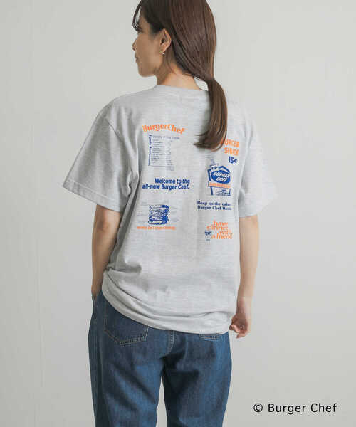 GOOD ROCK SPEED(グッドロックスピード)の「GOOD ROCK SPEED Burger Chef(Tシャツ/カットソー・レディース・ブルー系その他/グレー系その他・FREE)」の4枚目の写真