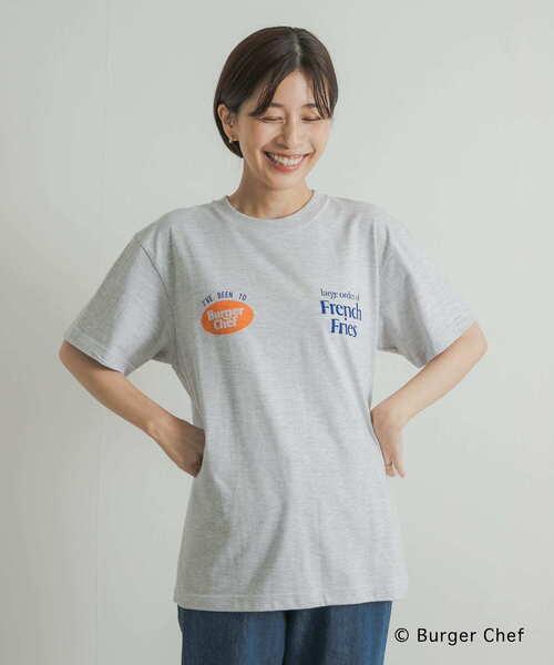 GOOD ROCK SPEED(グッドロックスピード)の「GOOD ROCK SPEED Burger Chef(Tシャツ/カットソー・レディース・ブルー系その他/グレー系その他・FREE)」の6枚目の写真