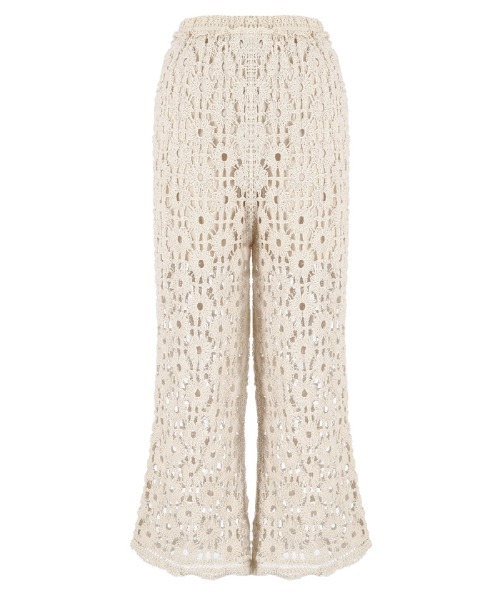 セール】【WEB限定セール】カギ編みイージーパンツ（その他パンツ