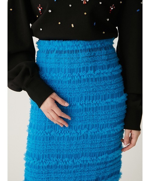 【セール】シャーリングマーメイドスカート（スカート）｜LILY BROWN（リリーブラウン）