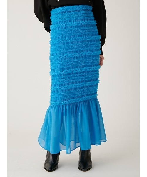 【セール】シャーリングマーメイドスカート（スカート）｜LILY BROWN（リリーブラウン）