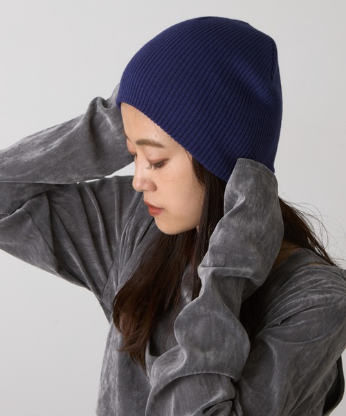 CIAOPANIC TYPY(チャオパニックティピー)の「【プチプラ】リブニットビーニー(ニットキャップ/ビーニー・レディース・ミント/ブラウン/アイボリー/ブラック/グレー/ブルー・ONE SIZE)」の21枚目の写真