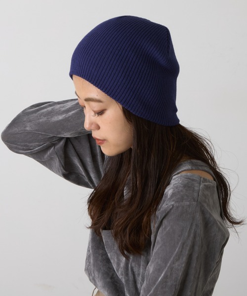 CIAOPANIC TYPY(チャオパニックティピー)の「【プチプラ】リブニットビーニー(ニットキャップ/ビーニー・レディース・ミント/ブラウン/アイボリー/ブラック/グレー/ブルー・ONE SIZE)」の20枚目の写真