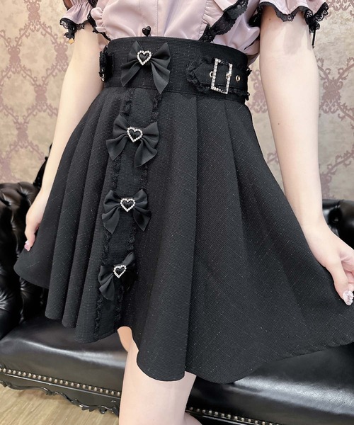 【セール】前立てリボンデザインスカート（スカート）｜ROJITA（ロジータ）