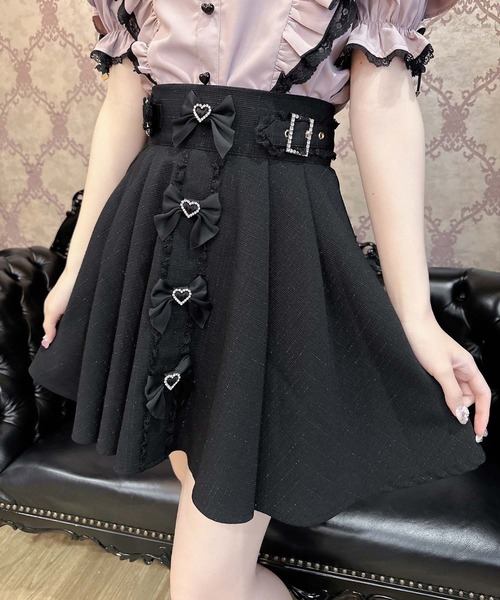 【セール】前立てリボンデザインスカート（スカート）｜ROJITA（ロジータ）