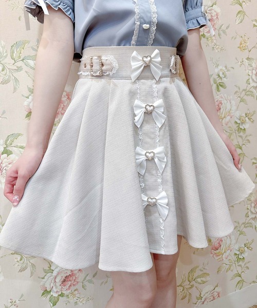 【セール】前立てリボンデザインスカート（スカート）｜ROJITA（ロジータ）