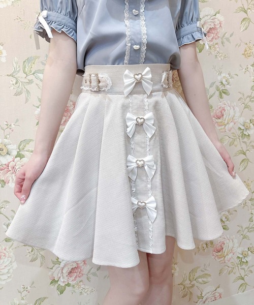 【セール】前立てリボンデザインスカート（スカート）｜ROJITA（ロジータ）