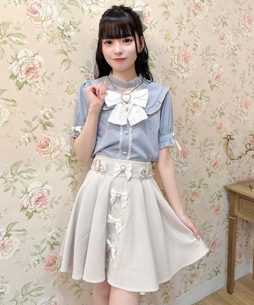 【セール】前立てリボンデザインスカート（スカート）｜ROJITA（ロジータ）