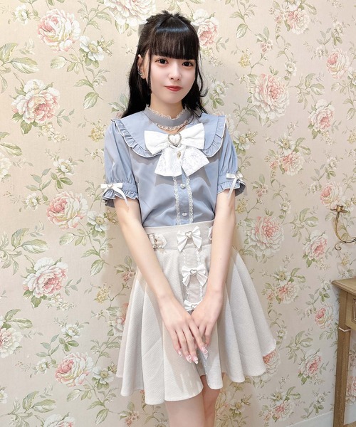 【セール】前立てリボンデザインスカート（スカート）｜ROJITA（ロジータ）