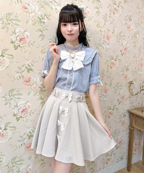 【セール】前立てリボンデザインスカート（スカート）｜ROJITA（ロジータ）