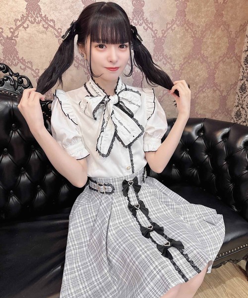 【セール】前立てリボンデザインスカート（スカート）｜ROJITA（ロジータ）