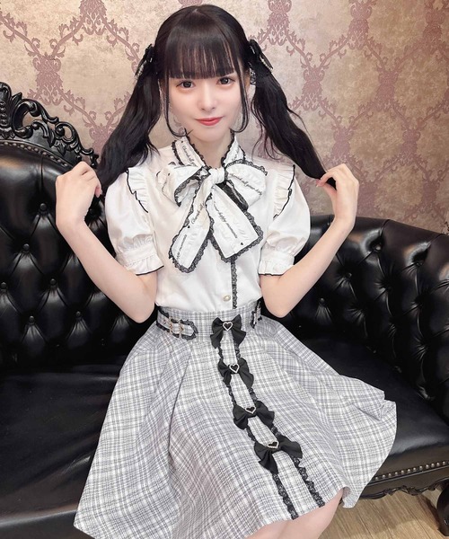 【セール】前立てリボンデザインスカート（スカート）｜ROJITA（ロジータ）