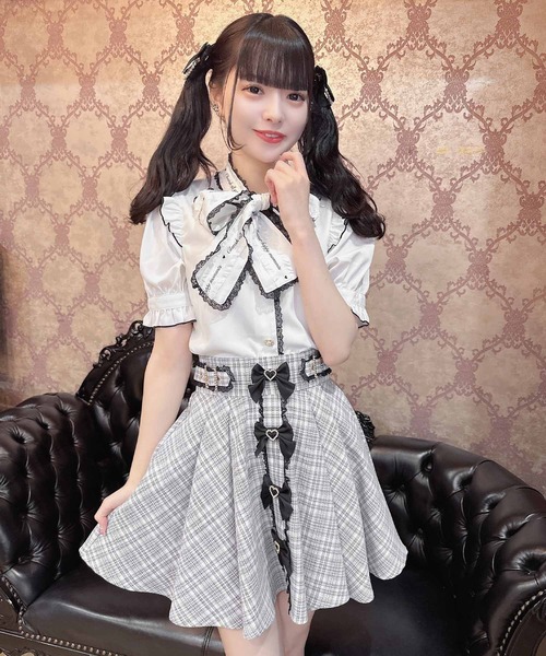 【セール】前立てリボンデザインスカート（スカート）｜ROJITA（ロジータ）