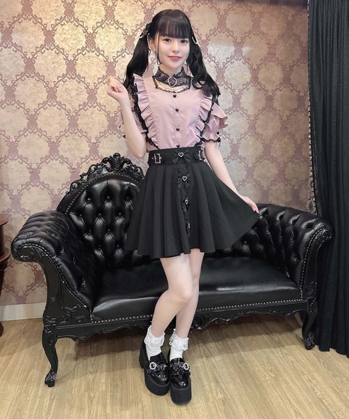 【セール】前立てリボンデザインスカート（スカート）｜ROJITA（ロジータ）