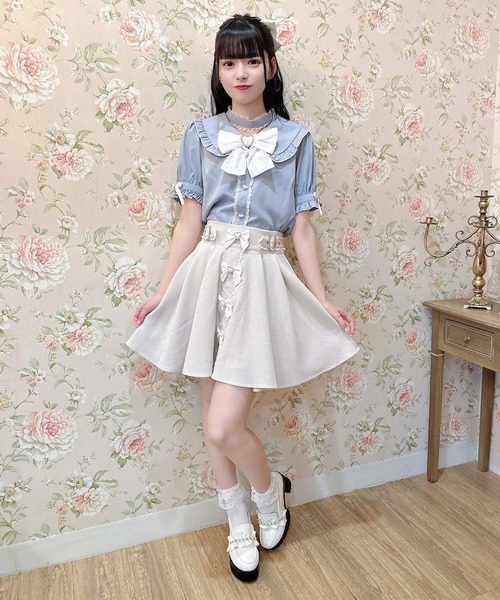 【セール】前立てリボンデザインスカート（スカート）｜ROJITA（ロジータ）