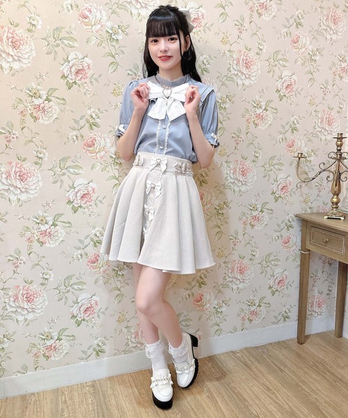 【セール】前立てリボンデザインスカート（スカート）｜ROJITA（ロジータ）