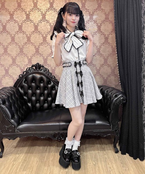 【セール】前立てリボンデザインスカート（スカート）｜ROJITA（ロジータ）