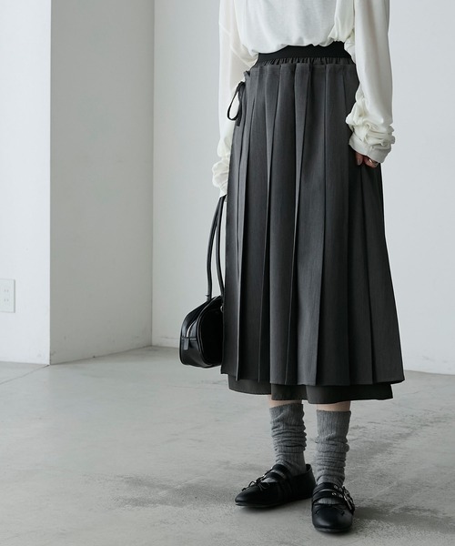 forksy.(フォルクシー)の「【forksy.】ダブルベルトリボンバレエシューズ(バレエシューズ・レディース・シルバー/ブラック/ベージュ・LL/L/M/S)」の8枚目の写真
