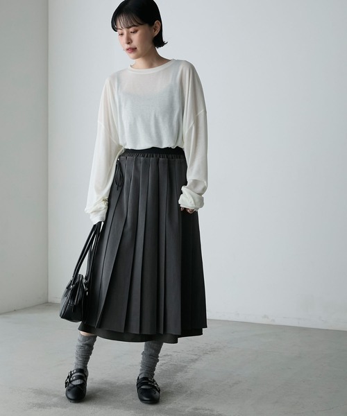 forksy.(フォルクシー)の「【forksy.】ダブルベルトリボンバレエシューズ(バレエシューズ・レディース・シルバー/ブラック/ベージュ・LL/L/M/S)」の11枚目の写真