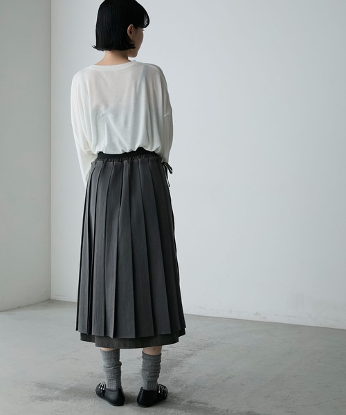 forksy.(フォルクシー)の「【forksy.】ダブルベルトリボンバレエシューズ(バレエシューズ・レディース・シルバー/ブラック/ベージュ・LL/L/M/S)」の13枚目の写真