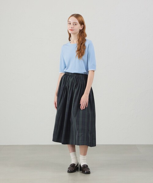 【セール】カフスラインハーフスリーブニット（ニット/セーター）｜MACKINTOSH PHILOSOPHY（マッキントッシュ フィロソフィー）