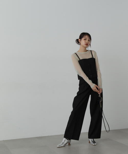 美品✨ナチュラルビューティーベーシック パンツ セットアップ ブラック N.（N. Natural Beauty Basic）（エヌエヌナチュラル