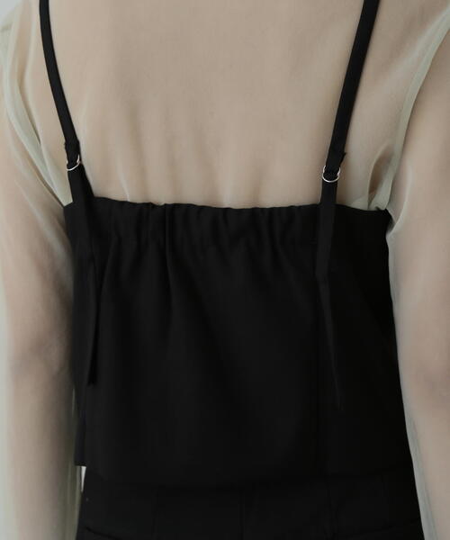 N.（N. Natural Beauty Basic）（エヌエヌナチュラルビューティーベーシック）の「◆ビスチェパンツセットアップ（セットアップ・レディース・モカ/ブラック・SMALL/MEDIUM）」の18枚目の写真