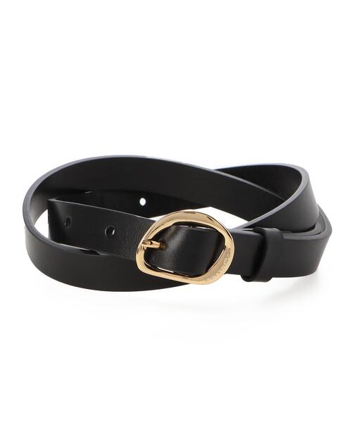 LANVIN en Bleu（ランバンオンブルー）の「バックルレザーベルト（ベルト・レディース・シルバー/ゴールド・FREE）」の9枚目の写真