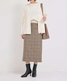 ROPE' | ラメチェックポケット付きタイトスカート(スカート)