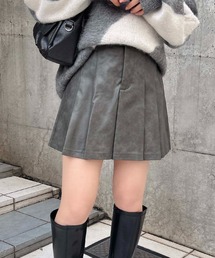 INGNI | フェイクレザープリーツスカパン(スカート)